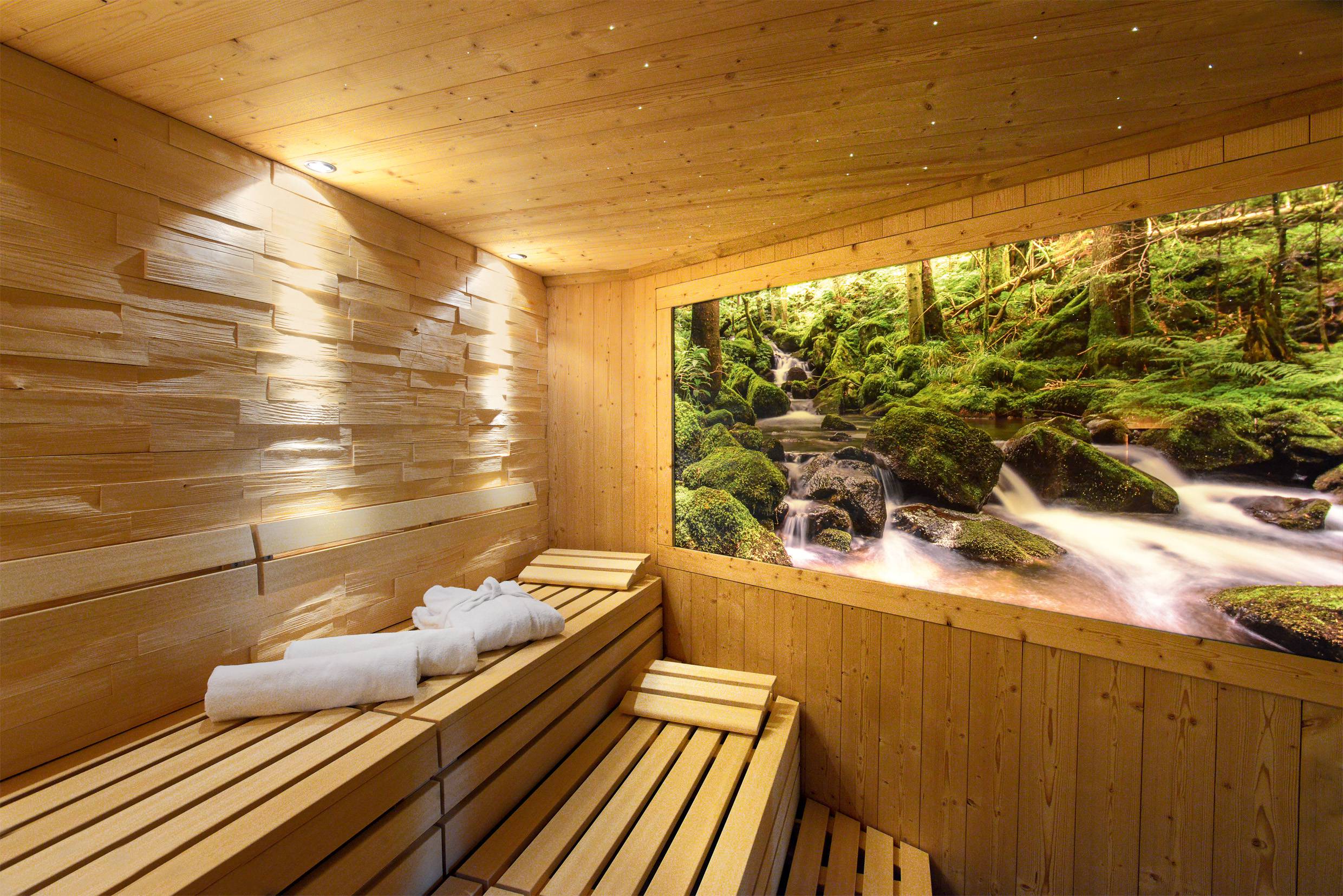 Finnische Sauna im Wellnesshotel Grüner Wald in Freudenstadt